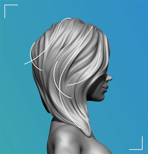 Artstation Stylized Hair In Zbrush