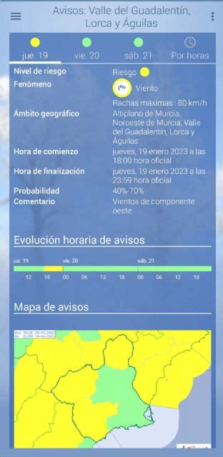 La Aemet Activa Un Nuevo Aviso Amarillo Entre Las Y Las Horas