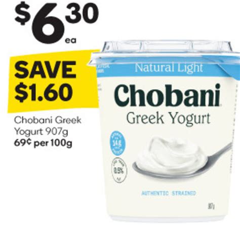 Chobani Greek Yogurt 907g Offer At Woolworths