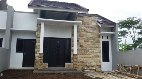 Detail Desain Rumah Dengan Batu Alam Koleksi Nomer