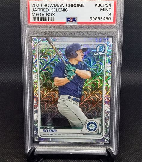 2020 Bowman Chrome BCP94 JARRED KELENIC Mega Box Mojo Refractor RC PSA