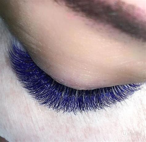 Ресницы омбре фиолетовые - 66 фото