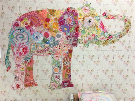 Lulu Elephant Collage Kit By Laura Heine