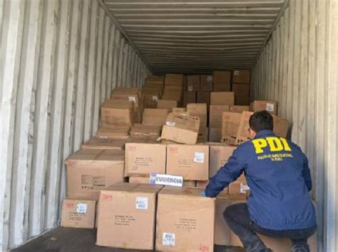 PDI recupera containers con especies avaluadas en más de 300 millones