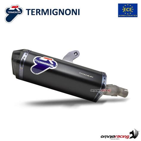 Termignoni Scream Black Titanium Exhaust Slip On Homologated For