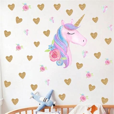 Stickers Licorne Paradis Licorne