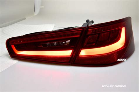 Sw Celi Led R Ckleuchten F R Audi A V T Rer Red Tuning