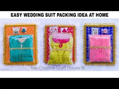 Diy Easy Bridal Dress Packing At Home Wedding Trousseau Packing Idea