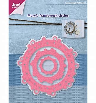 Joy Crafts Snijmal Mery's Framework Cirkels 6002/0997 - per stuk