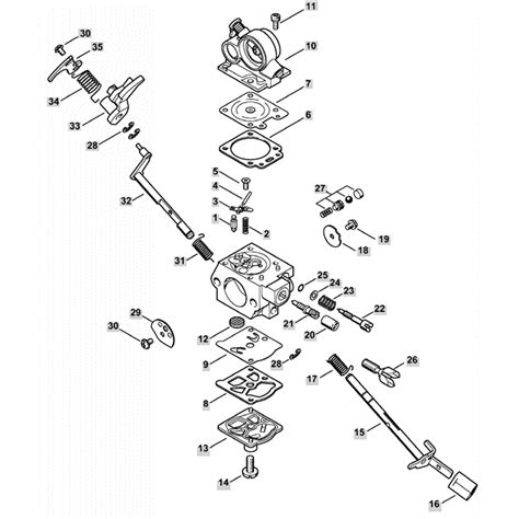 Stihl Ms 362 Chainsaw Ms362 And C Parts Diagram Carburetor Wte 8