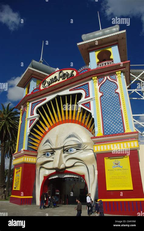 Luna Park Melbourne Stock Photo Alamy