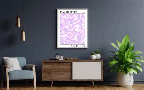 Psychedelic Wall Art Psychedelic Poster Downloadable Wall - Etsy