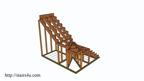 How To Build And Frame Winding Stairs Example 2 Youtube