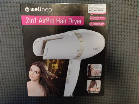 Wellneo 2u1 AirPro Hair Dryer Sušilo za kosu