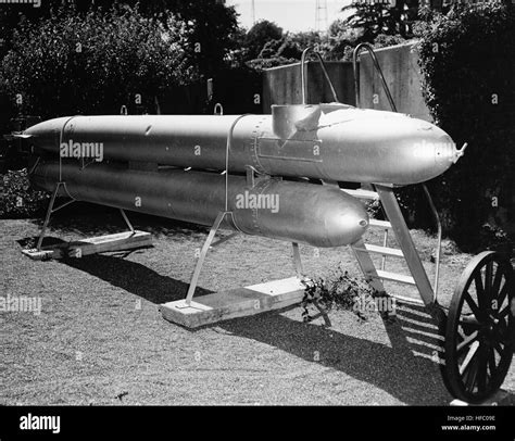 German Neger Type Human Torpedo At The Mare Island Naval Shipyard In