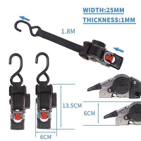 In X Ft Stainless Steel Bolt On Retractable Ratchet Tie Down