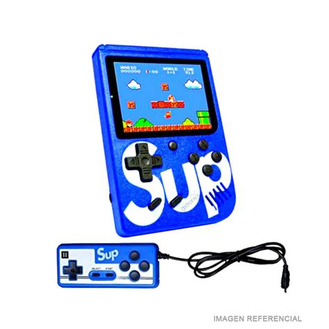 Consola Mini Sup Box En Mando Azul