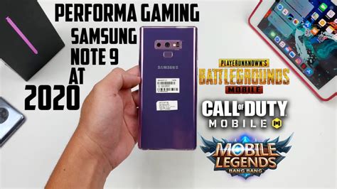 Performa Gaming Samsung Galaxy Note 9 Versi Exynos Di Tahun 2020 Pubg