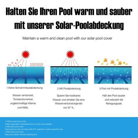 Solar Foil Ø 457 cm Black Pool Solar Foil Solar Heating Pool Heating