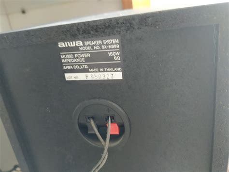 Hi Fi Věž AIWA NSX 999 reproduktory AIWA SX N999 150W 6OHM Aukro