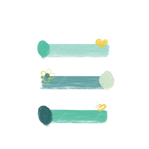 Aesthetic Text Box, Text Box, Green, Brush PNG Transparent Clipart