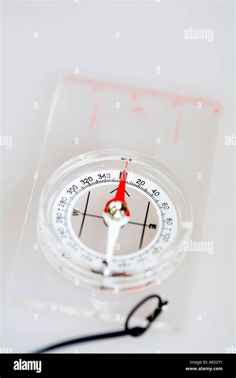 Baseplate Orienteering Compass Stock Photo Alamy