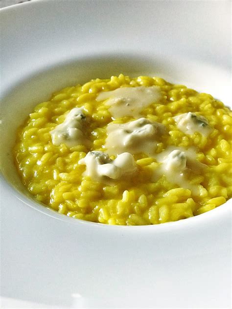 Risotto Allo Zafferano E Gorgonzola Ilpugliesechecucina