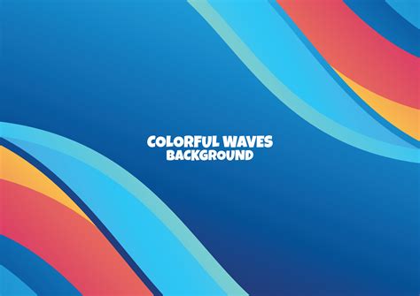 Multicolor Wave Background Colorful Design 36110670 Vector Art At Vecteezy