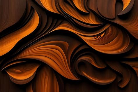 Abstract Wood Wallpaper | Premium AI-generated image