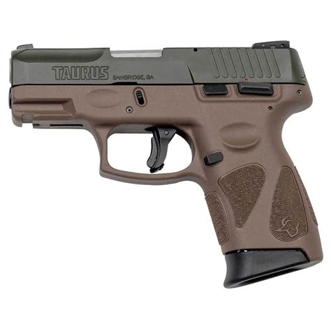 Taurus G2c 9mm Luger 3 25in Od Green Cerakote Pistol 12 1 Rounds Sportsman S Warehouse