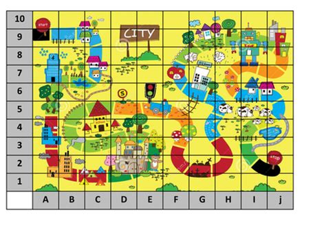 Grid references whiteboard and worksheet resource by adem909 - Teaching ...