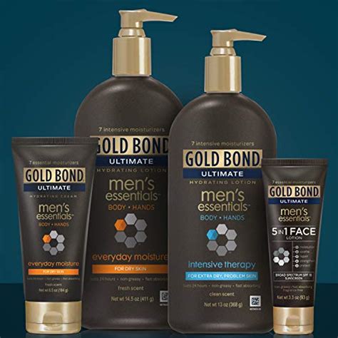 Gold Bond Men S Essentials Face Lotion 3 3 Oz 5 In 1 With Spf 15 Sunscreen Pricepulse