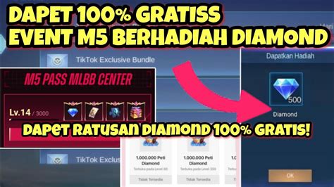 Dapet Ratusan Diamond Gratis Dari Event M Mobile Legends Youtube