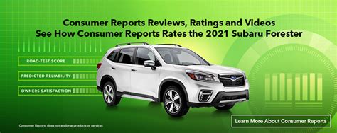 Consumer Reports 2021 Subaru Forester Subaru Canada