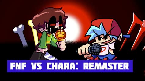 FNF VS Chara: Fan Remaster - YouTube