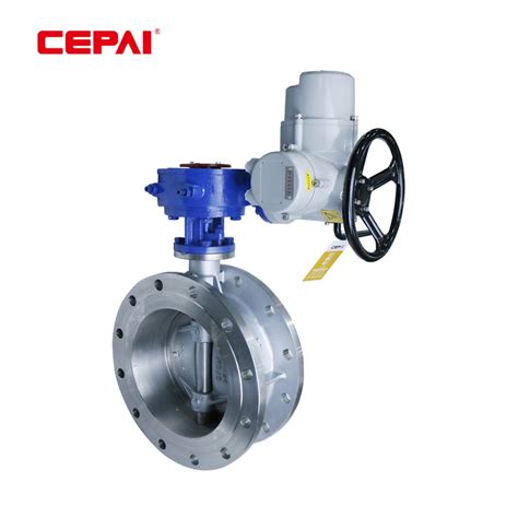 Electromechanical Turbine Three Eccentric Butterfly Valve High Quality