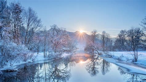 Loisach River With Heimgarten Mountain In Bavaria Germany Peapix