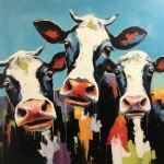 holstein friesian  art print  stock photo public domain pictures