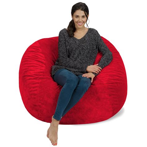 Buy Chill Sack Bean Bag Chair Giant Memory Foam Furniture Bean Bag