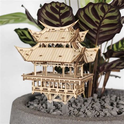 Tiny Treehouses Temple Of Gratitude In 2023 Wooden Model Kits Tree