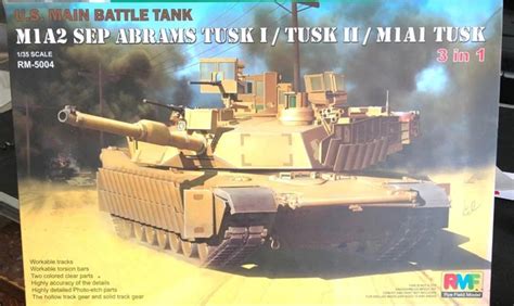 135 Scale Rmf Us Army M1a2 Sep Abrams Tank Tusk 111m1a1 Options