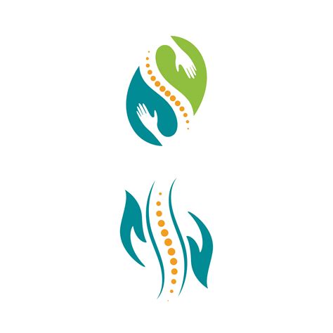 Chiropractic Symbol Vector Icon Design Illustration Vector Art