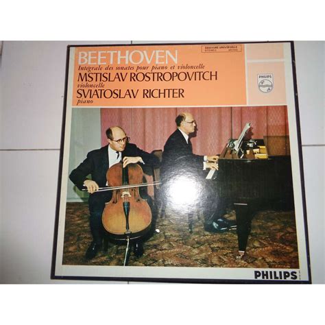 The Complete Sonatas For Piano And Cello Lp Set Box St R O Near