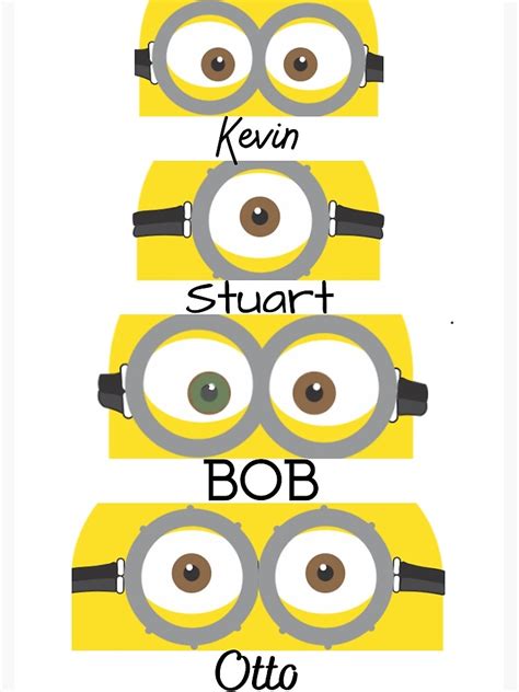 "The four minions together" Poster for Sale by TheFastThought | Redbubble