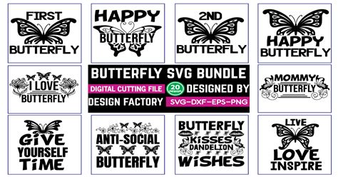 Butterfly Svg Bundle Bundle · Creative Fabrica