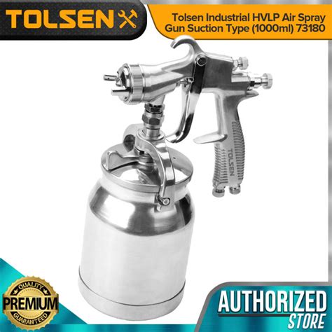 Tolsen Industrial HVLP Air Spray Gun Suction Type 1000ml 73180