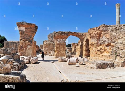 Africa, Tunisia, Carthage, Carthago, Ruins of Carthage Stock Photo - Alamy