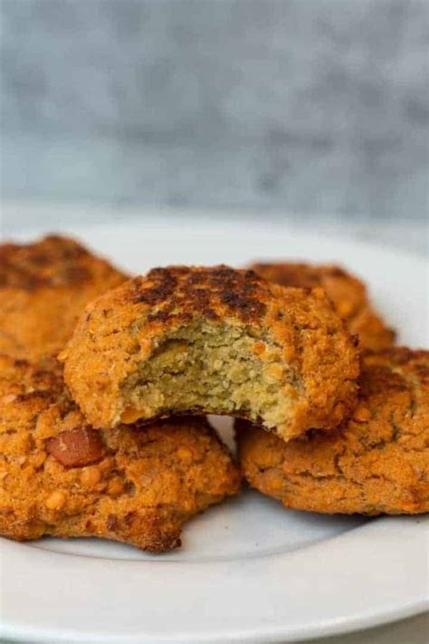 Carrot Lentil Patties Recipe Vegan Cilantro Parsley