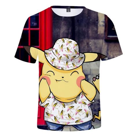 T Shirt Pok Mon Pikachu Bob La Pok Mon Boutique