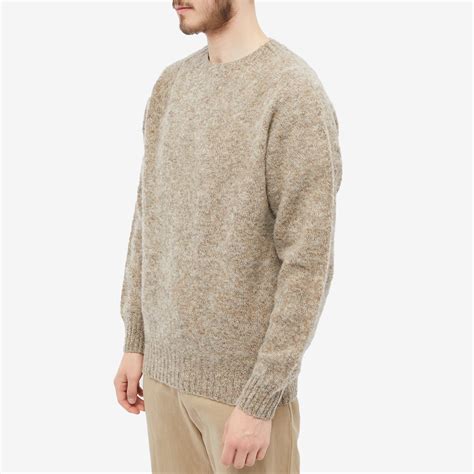 Ymc Suededhead Crew Neck Knit Natural End Gb